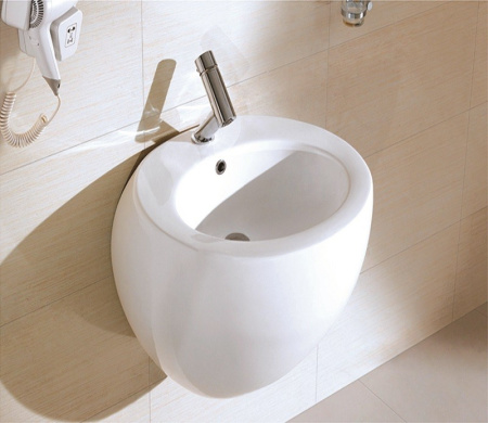 Раковина-моноблок подвесная CeramaLux N 1012 фото