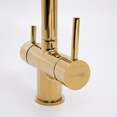 Смеситель для кухни под фильтр WasserKRAFT A8377 глянцевое золото фото