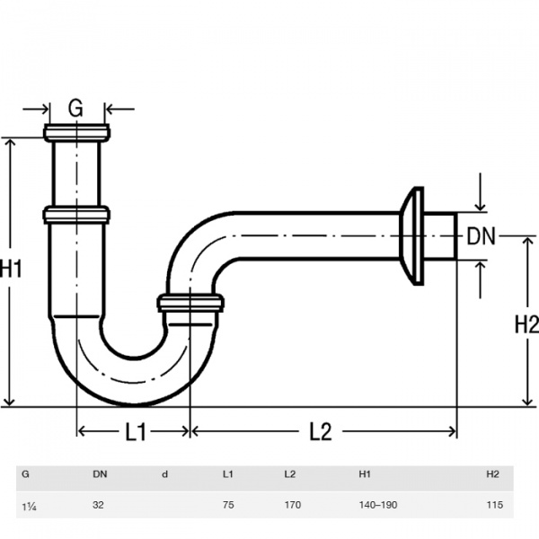 Сифон для раковины Viega 305611 фото