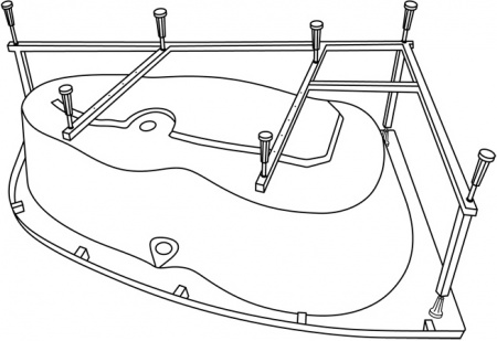 Акриловая ванна Excellent AQUARIA COMFORT 160x100 WAEX.AQL16WH, левая фото