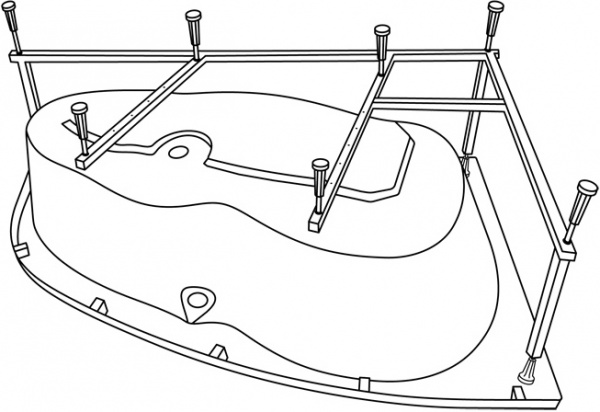 Акриловая ванна Excellent AQUARIA COMFORT 160x100 WAEX.AQP16WH, правая фото