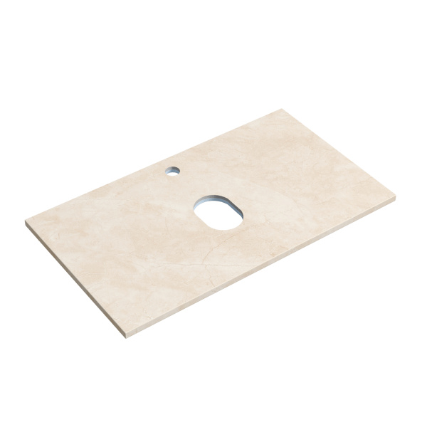 Столешница с отверстием под смеситель Sancos TT80A2X 80 см, kreman фото