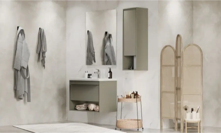 Тумба под раковину Акватон Хоуп 80 1A287301HP9D0 хаки фото