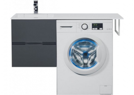 Тумба с раковиной под стиральную машину Aquanet Алвита 120 00243777 L фото