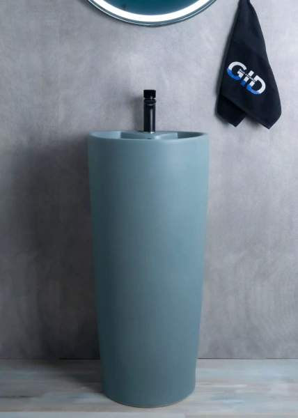 Напольная раковина Gid Nb131gm (зеленая хаки) фото