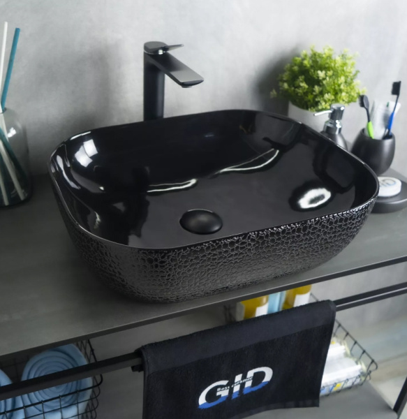 Накладная раковина GID Luxe Line D1302H004 50,5х40,5 фото