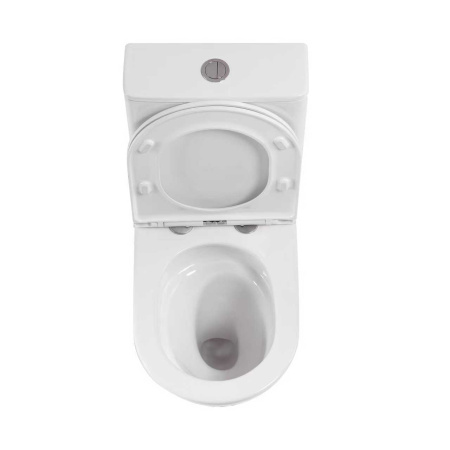 Унитаз напольный со смывом торнадо SantiLine SL-5046 с сиденьем фото