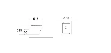 Унитаз подвесной Aquatek Амадео AQ1163-00 с сиденьем фото