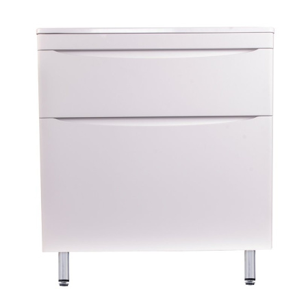 Тумба под раковину Style Line Бергамо мини 90 СС-00002361 белая фото