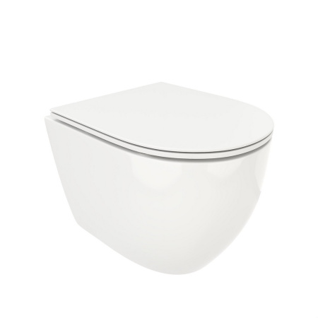 Унитаз подвесной безободковый Cerutti SPA Ticino Aria CT8911 с сиденьем фото