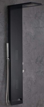 Душевая панель Cerutti SPA Korra СТ9258 черный глянец фото