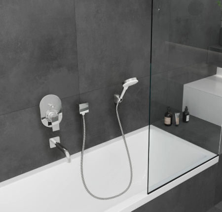 Излив для ванны Hansgrohe Vernis Shape 71460000 хром фото