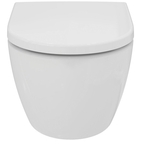 Подвесной унитаз безободковый Ideal Standard Ellisse T569201 с сиденьем Soft Close фото