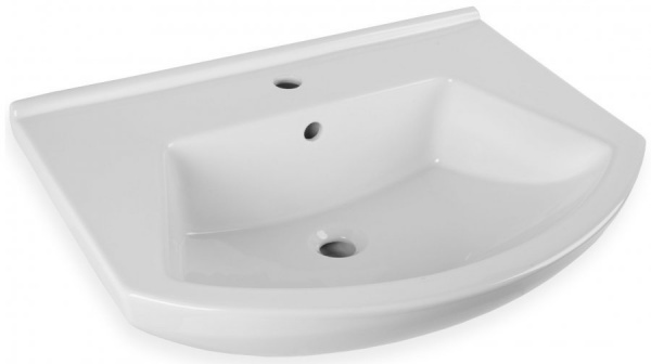 Тумба под раковину Bellezza Глория Гласс-65 черная фото