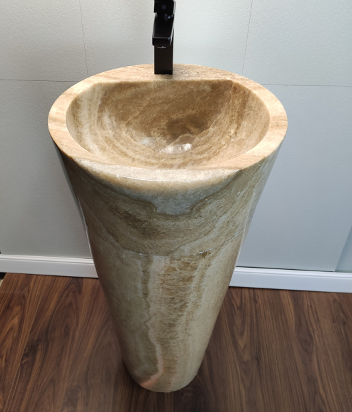 Раковина напольная из оникса Sunset ON-01352 (45*45*90) фото