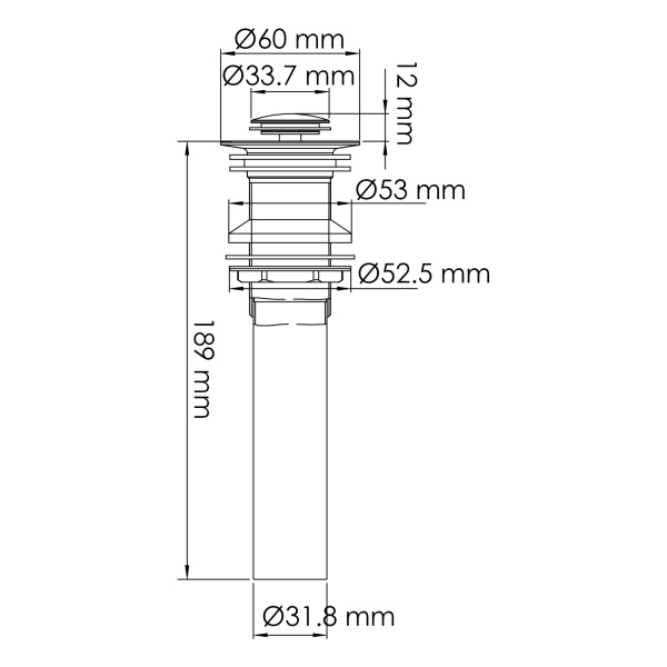 Донный клапан WasserKRAFT A250 фото