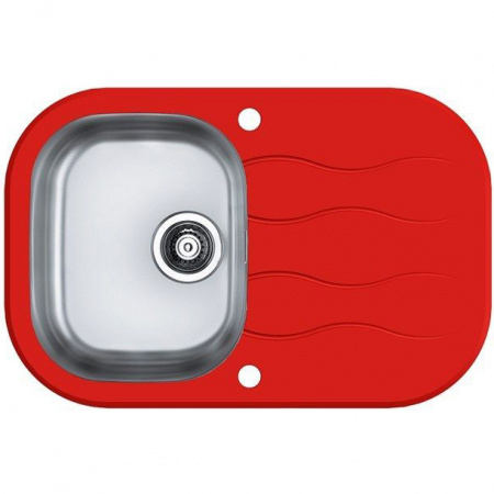 Мойка для кухни Alveus Wave 20, (красное стекло) фото