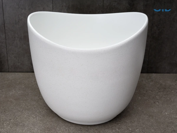 Накладная раковина GID N9303wg 51221 36x35 белая матовая / белый графит фото