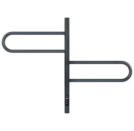 Электрический полотенцесушитель Vincea VTD-1R1CGE 44×60 графит, таймер фото