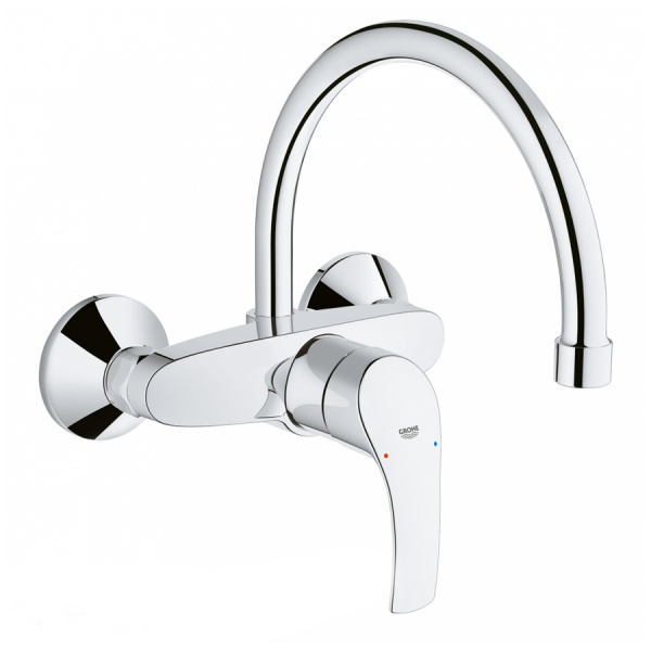 Смеситель для кухни настенный Grohe Eurosmart 32482002 фото