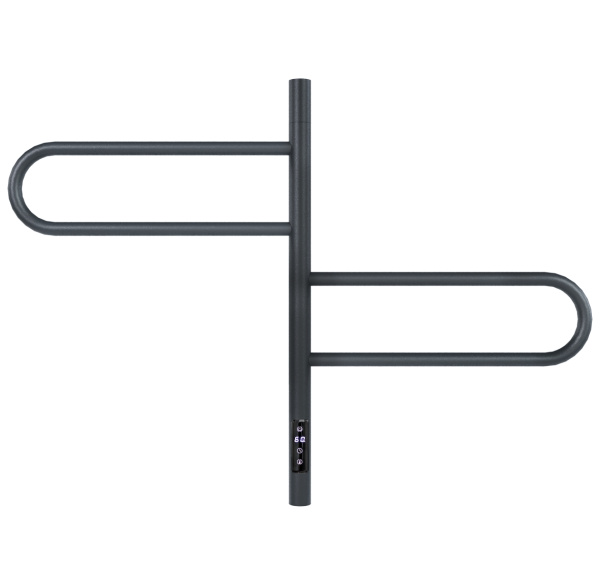 Электрический полотенцесушитель Vincea VTD-1R1CGE 44×60 графит, таймер фото