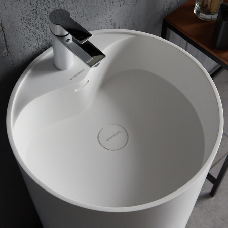 Напольная раковина Montebianco Pisa Rubinetto 11234 45x45 фото