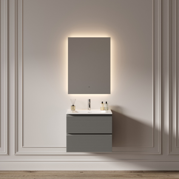 Зеркало с подсветкой Sancos Square 2.0 SQ2.600 60x80 фото