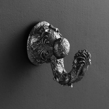 Крючок для ванной одинарный Art&Max Sculpture AM-0682-T серебро фото