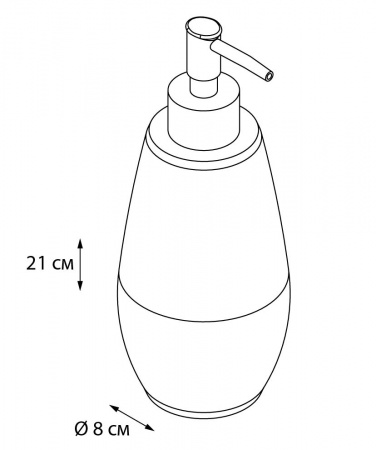 Дозатор для жидкого мыла Fixsen Snow FX-260-1 фото