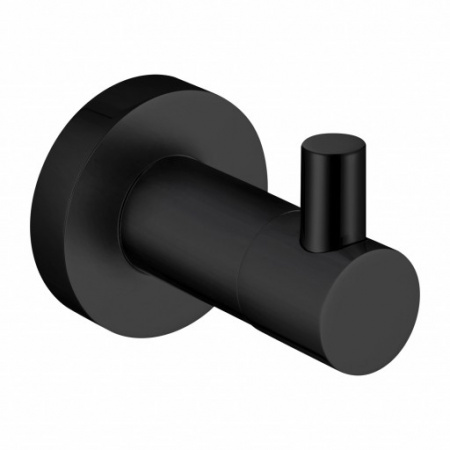 Крючок для ванной одинарный Omnires Modern Project MP60110BL черный фото