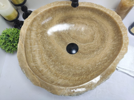 Накладная раковина из оникса Indo Erozy Sunset EO-00069 фото