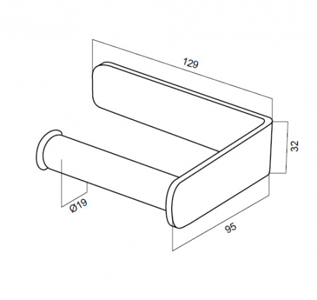 Держатель для туалетной бумаги Am.Pm Inspire A5034164 фото