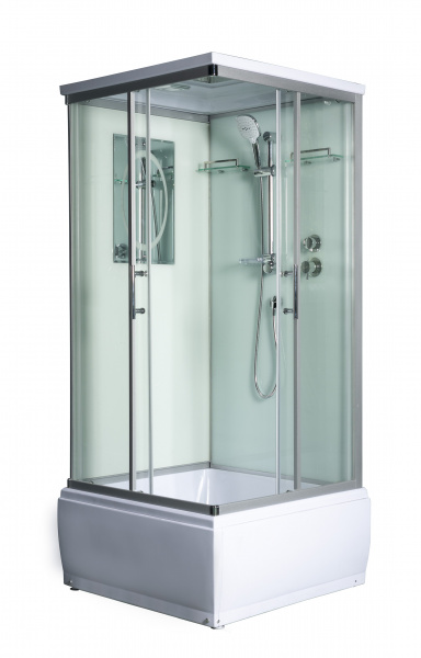 Душевая кабина Weltwasser WW500 Aller 902 90x90 с крышей фото