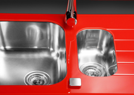 Мойка для кухни Alveus Glassix 20 красный фото
