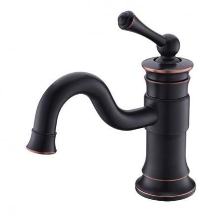 Смеситель для раковины Timo Adelia 6061/04F черный антик фото