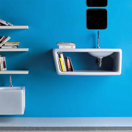 Подвесная раковина Althea Ceramica Outline 30349 90 см фото