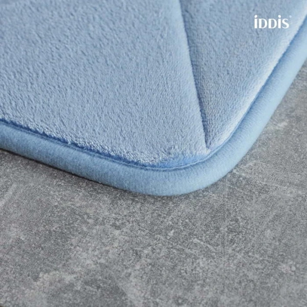 Коврик для ванны полиэстер с запоминающей пеной Iddis Basic B24P580i12 голубой фото