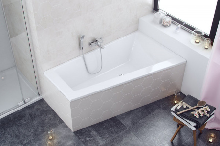 Акриловая ванна Excellent SFERA 170x100 WAEX.SFP17WH, правая фото