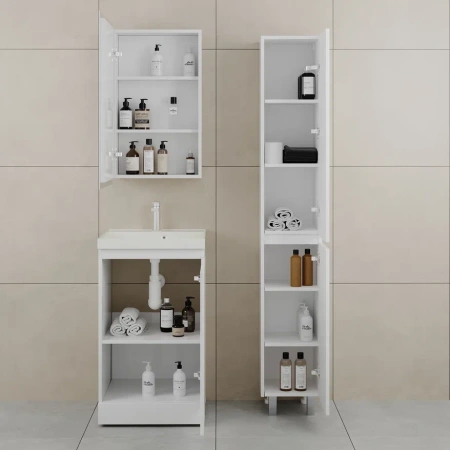 Тумба под раковину Style Line Батлер 50 СС-00002489 серая фото