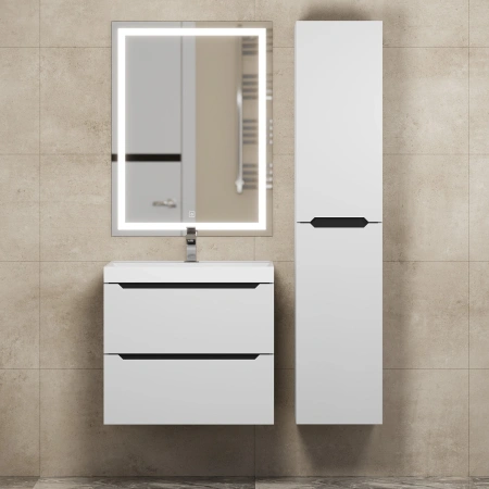 Тумба под раковину Uperwood Tanos 60 2930205140 белый/графит фото