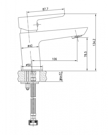 Смеситель для раковины BelBagno Rowena ROW-LVM-CRM фото