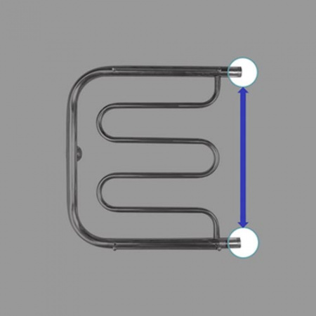 Водяной полотенцесушитель Energy Vega 60x60 EWTR0VEGA0606000000 фото