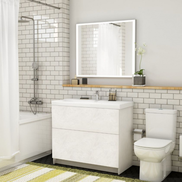 Тумба с раковиной напольная Art&Max Verona-Push Verona-Push-900-2C-PIA-Ven 90 см Венециано фото