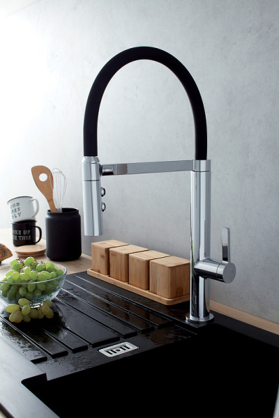 Смеситель для кухни Jacob Delafon Raphael E23311-CP с гибким изливом фото
