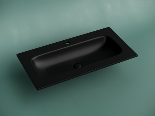 Раковина Ceramica Nova Grace CN7019MB 91x45 черная матовая фото