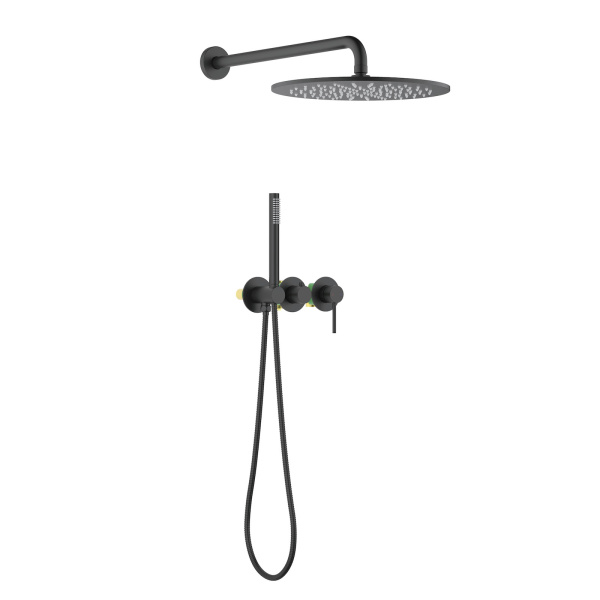 Душевая система скрытого монтажа Timo Saona SX-2349/03SM черная фото