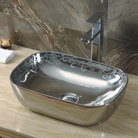 Накладная раковина CeramaLux NC 425 45,5х32,5 фото