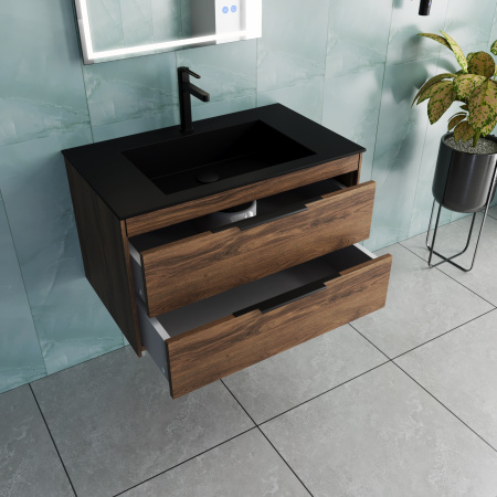 Тумба под раковину Vincea Chiara 2D VMC-2C2800CO С.Oak 80 см фото