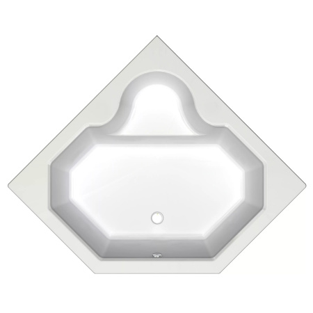 Акриловая ванна Aquatek Лира без гидромассажа 150х150 с каркасом и экраном фото