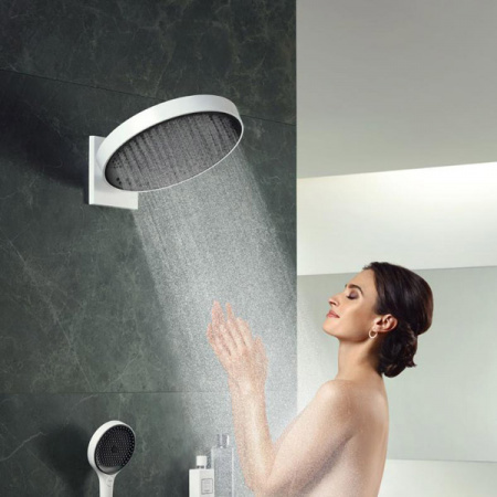 Верхний тропический душ Hansgrohe Rainfinity 3 jet 26234700 белый матовый фото